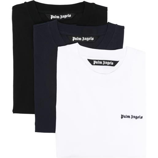PALM ANGELS t-shirt con logo 3-pack