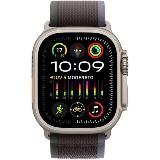 Apple smartwatch Apple watch ultra 2 oled 49 mm digitale 410 x 502 pixel touch screen 4g titanio gps (satellitare) [mrf63fd/a]