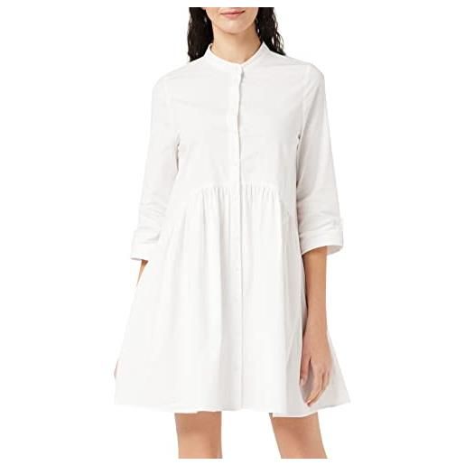 Only onlditte life 3/4 shirt dress noos wvn vestito casual, white, 38 donna