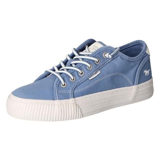 Mustang 1420-304, scarpe da ginnastica donna, weiss, 39 eu