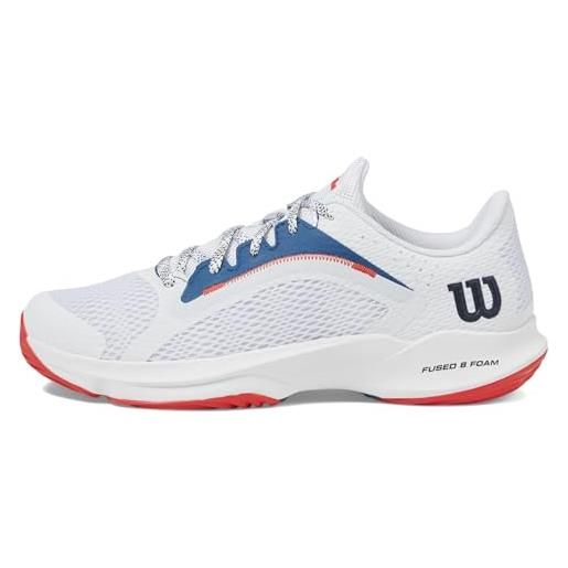 Wilson hurakn 2.0, scarpe da tennis donna, bianco deja vu blu rosso, 40 eu