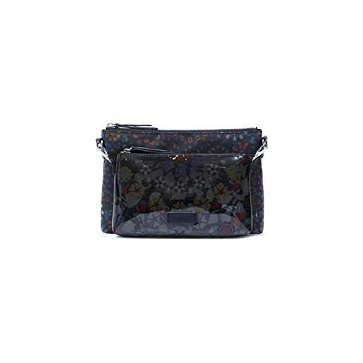 Desigual fabric across body bag, donna, nero, u