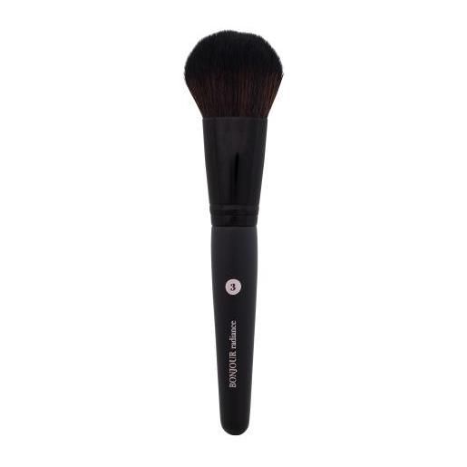 BOURJOIS Paris powder brush bonjour radiance 3 pennello per polveri sciolte e compatte 1 pz