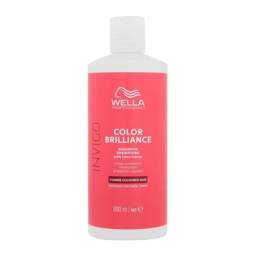Wella Professionals invigo color brilliance 500 ml shampoo per capelli colorati e spessi per donna