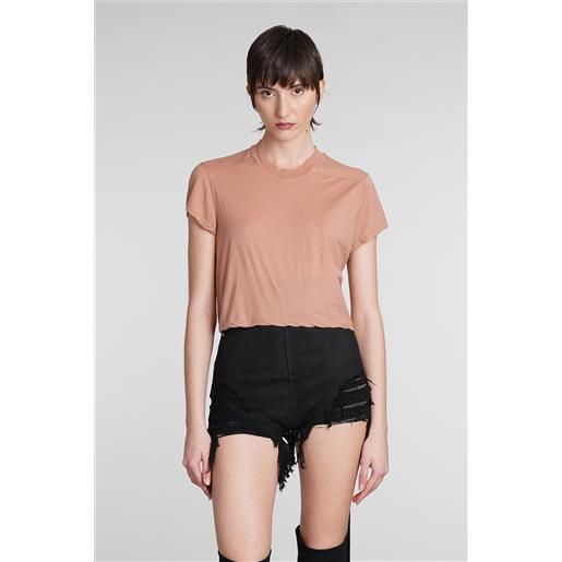 Rick Owens DRKSHDW t-shirt level t in cotone rosa