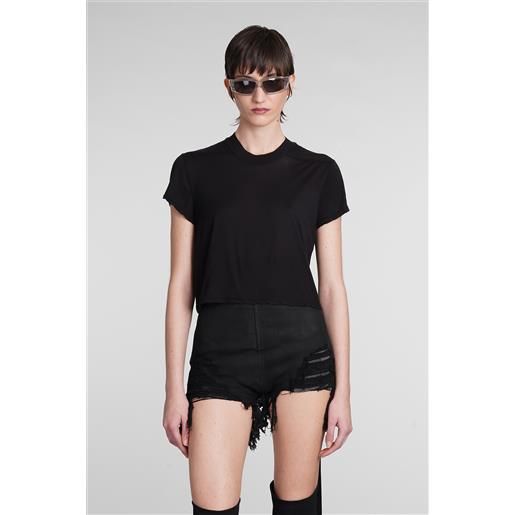 Rick Owens DRKSHDW t-shirt level t in cotone nero
