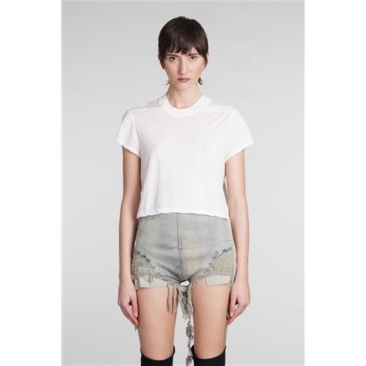 Rick Owens DRKSHDW t-shirt level t in cotone bianco