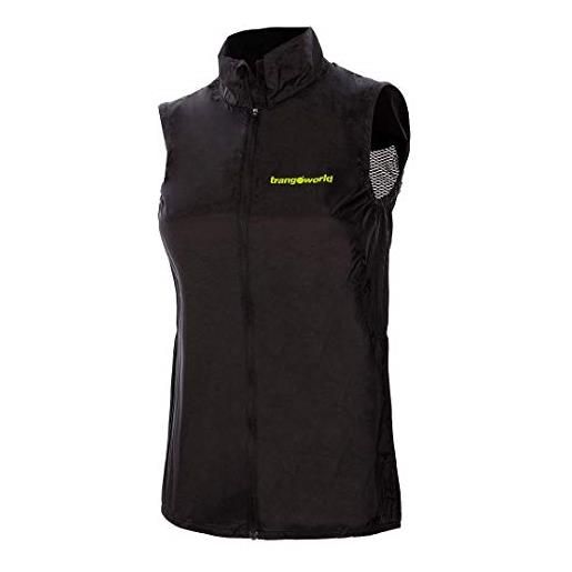 Trangoworld azara, giacca donna, nero/lime, m