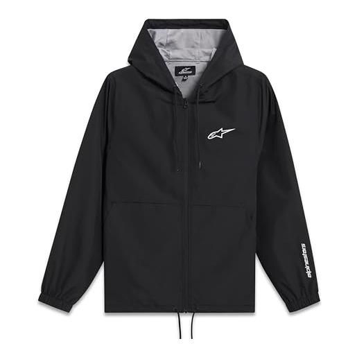 Alpinestars speeder windbreaker jacket giacca sportiva, nero/nero, l uomo