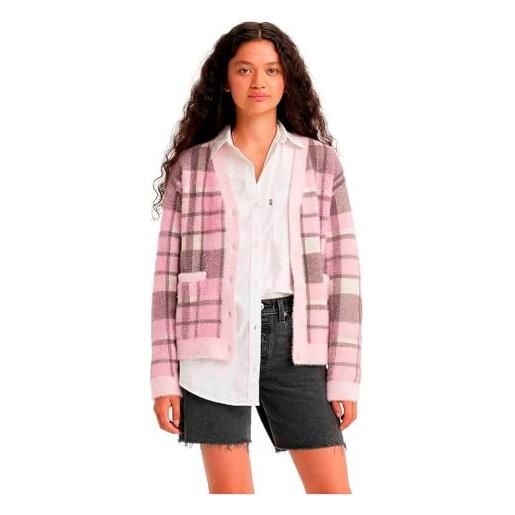 Levi's betty cardigan pocketed multi-color, rosalie knit plaid k, m donna