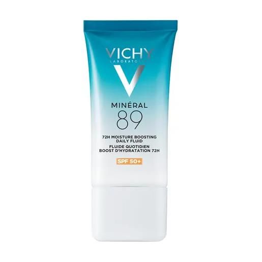 VICHY (L'Oreal Italia SpA) vichy minéral 89 fluido quotidiano booster di idratazione 72h spf50+ 50ml - protezione solare e idratazione intensa