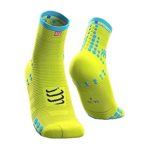 COMPRESSPORT calzini da corsa - pro racing socks v3.0 trail - calzini da trail - assorbimento degli urti - per l'allenamento e la competizione - protezione e traspirabilità - leggero