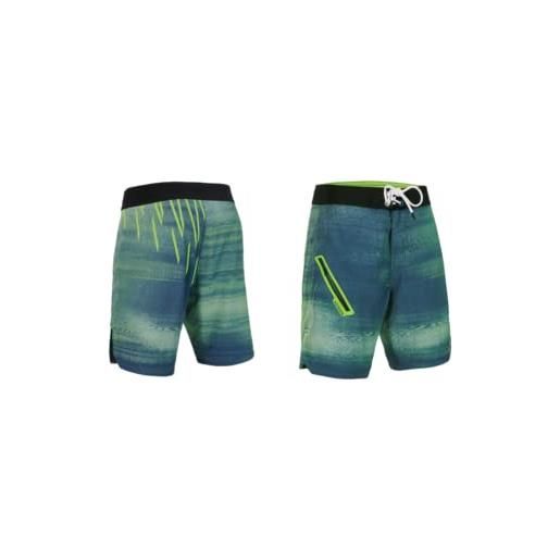 Aztron shorts bermuda mare uomo stardust verde - s