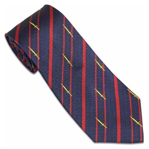 The Regimental Shop royal military police commando - cravatta in seta senza pieghe, blu/rosso/oro, taglia unica