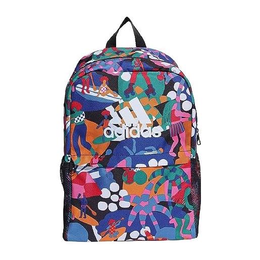 adidas axfarm backpack zaino, multco/bianco/nero (multicolore), taglia unica donna