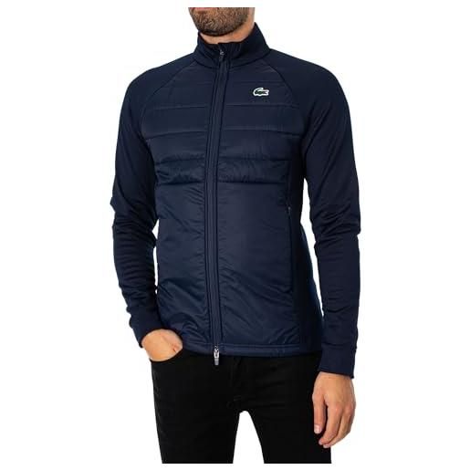 Lacoste giacca ibrida da golf da uomo, blu, l