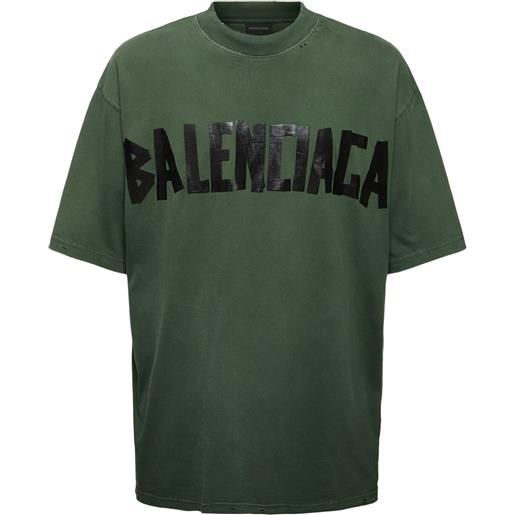 BALENCIAGA t-shirt in cotone vintage con logo