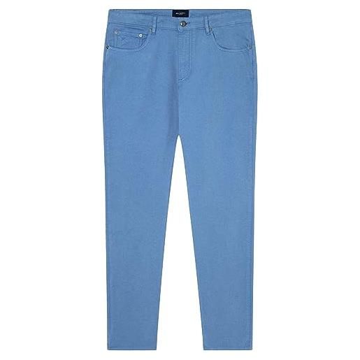 Hackett London core 5pkt trinity pantaloni, blu (acciaio blu), w40 / l32 uomo