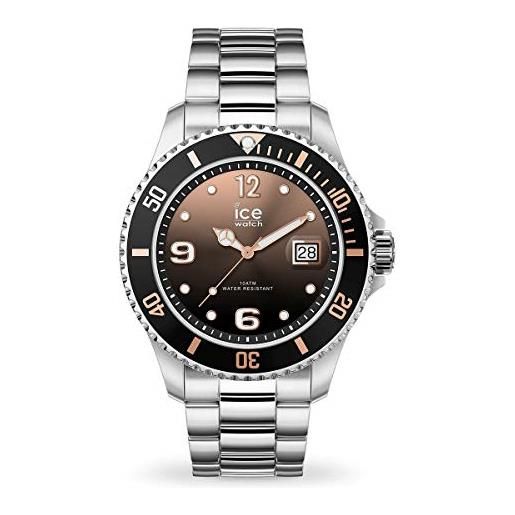 Ice-watch - ice steel black sunset silver - orologio soldi da donna con cinturino in metallo - 016768 (medium)