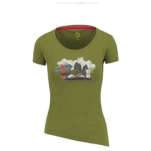 KARPOS anemone evo w t-s t-shirt, guacamole, l donna