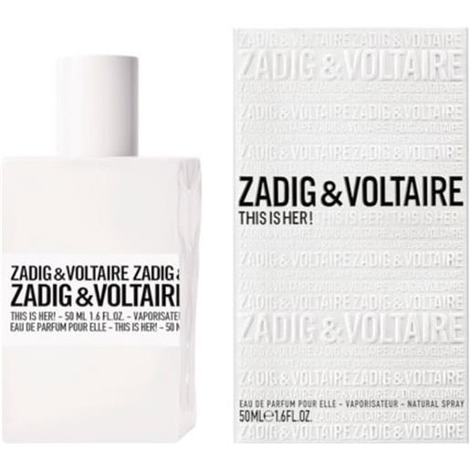 ZADIG&VOLTAIRE zadig & voltaire - this is her!- eau de parfum 50ml