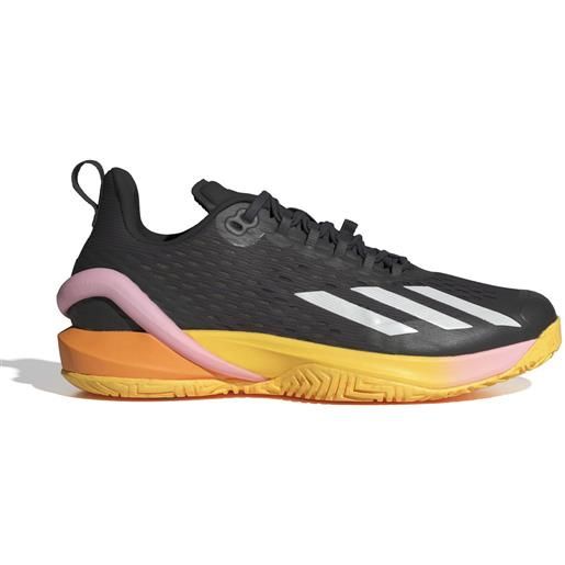 Adidas scarpe da tennis da uomo Adidas adizero cybersonic m - black/orange/pink