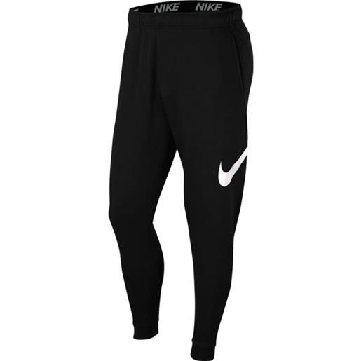 Nike jogger taper swoosh dry fit essential uomo nero