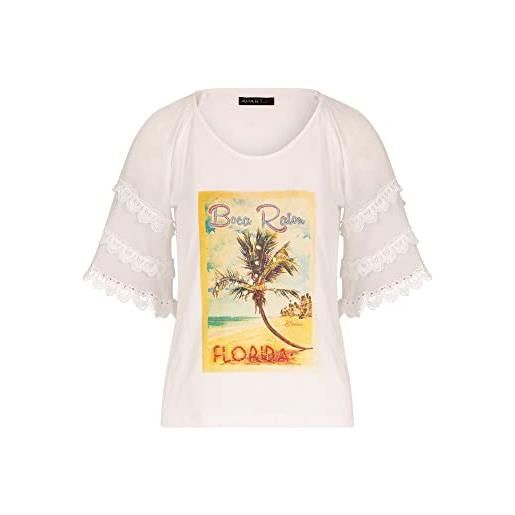 ApartFashion shirt camicia da donna, weiß multicolor, normal