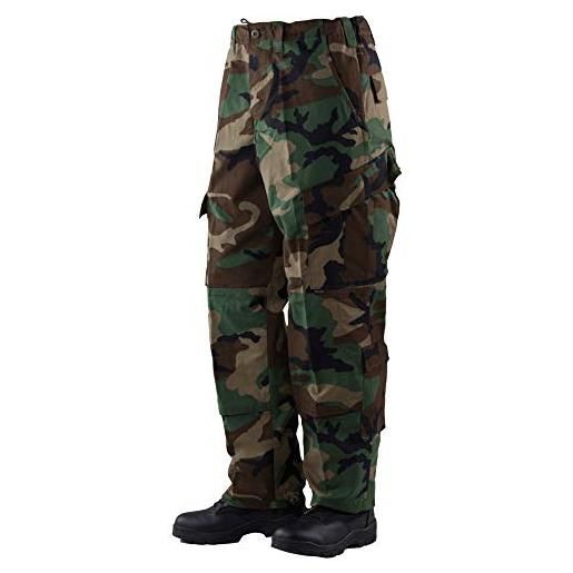 Tru-Spec mens tactical response uniform pants pantaloni casual, woodland, m uomo