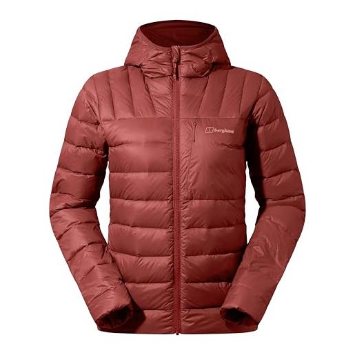 Berghaus silksworth hooded down insulated giacca per donna, rosso, 32