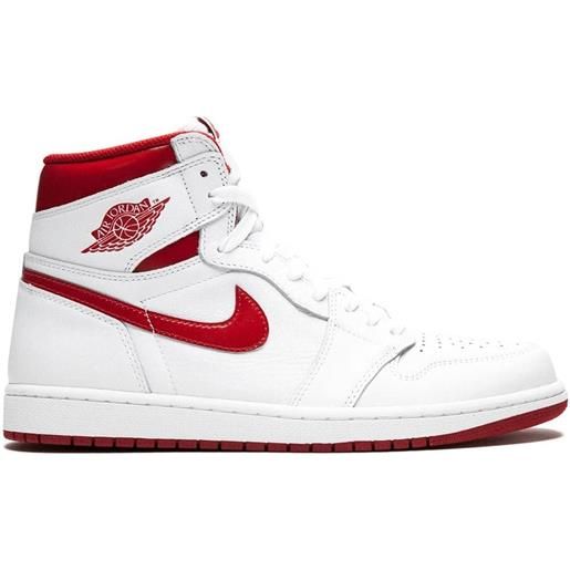 Jordan air Jordan 1 retro high og "metallic red" sneakers - bianco