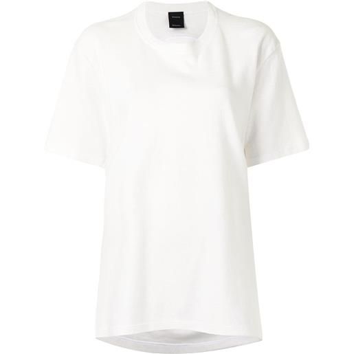 Proenza Schouler t-shirt con dettaglio cut-out - bianco