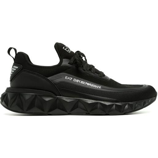 Ea7 Emporio Armani sneakers con stampa - nero