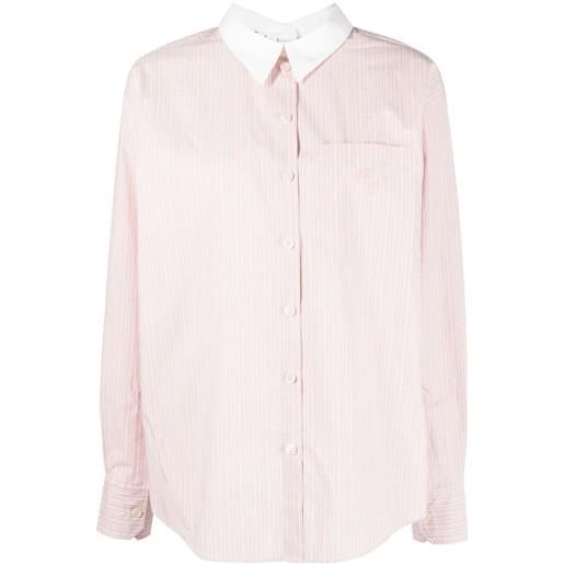 Acne Studios camicia con ricamo - rosa