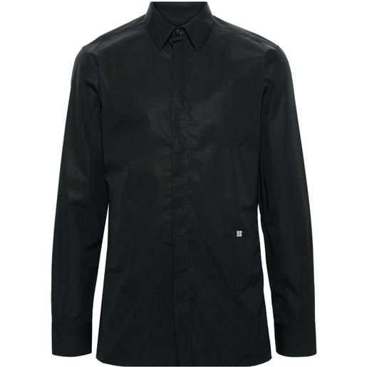 Givenchy camicia con ricamo - nero
