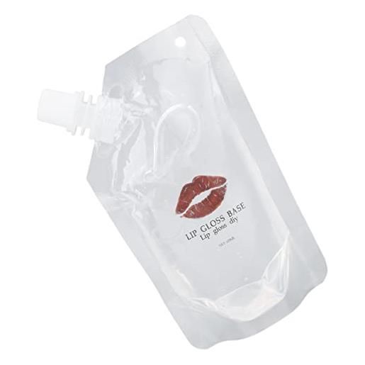 lyrlody 100 ml lip gloss base oil, idratante per labbra fai da te, base gel per labbra trasparente, base per la preparazione del tuo balsamo per le labbra