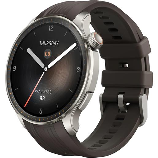Amazfit smartwatch 1,5 display amoled cassa 46 mm digitale 480 x 480 touch gps colore marrone/silver balance - w2286gl5g