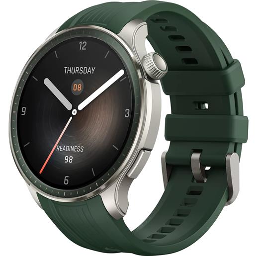 Amazfit smartwatch 1,5 display amoled cassa 46 mm digitale 480 x 480 touch gps colore verde/silver balance - w2286gl4g