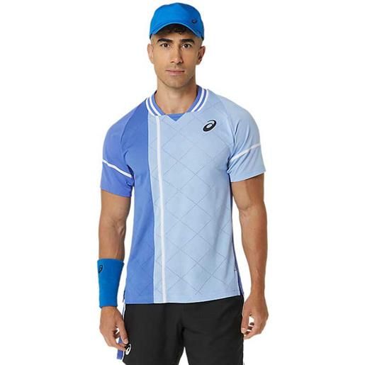 Asics match actibreeze short sleeve t-shirt blu s uomo