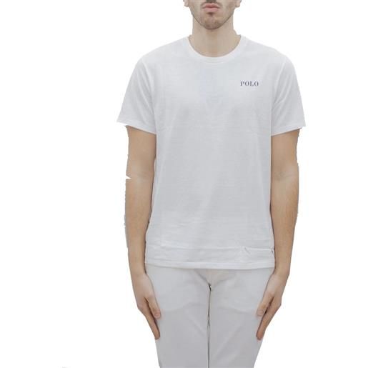 Polo Ralph Lauren t shirt logo s/s crew top 714931650003 white