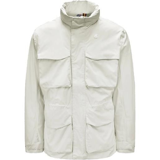 K-Way giacca corta uomo manphy stretch nylon jersey k2121qw 634 beige light
