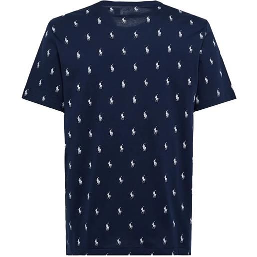 Polo Ralph Lauren t shirt logata maniche corte 714899612006 navy