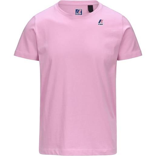 K-Way uomo t shirt edouard k007je0 v18 pink