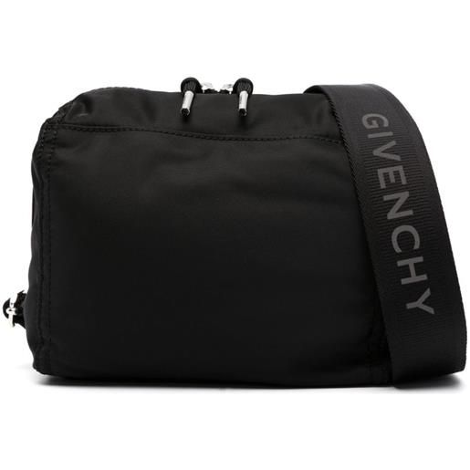 Givenchy borsa a spalla pandora con applicazione piccola - nero