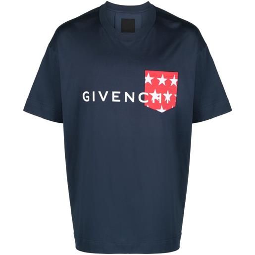 Givenchy t-shirt con stampa - blu