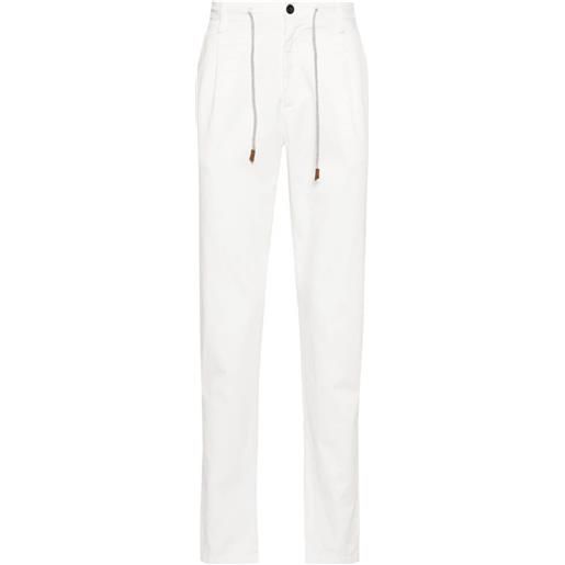 Eleventy pantaloni affusolati - bianco