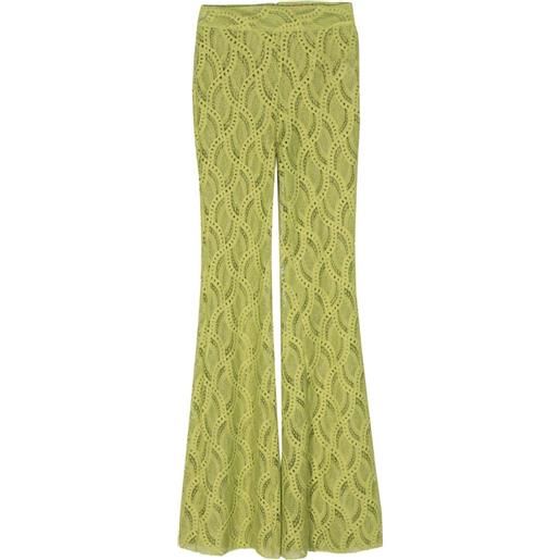 Ermanno Scervino pantaloni svasati - verde