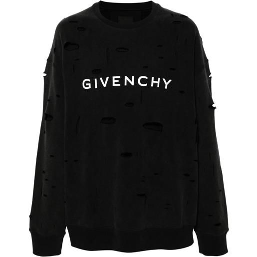 Givenchy felpa archetype - nero