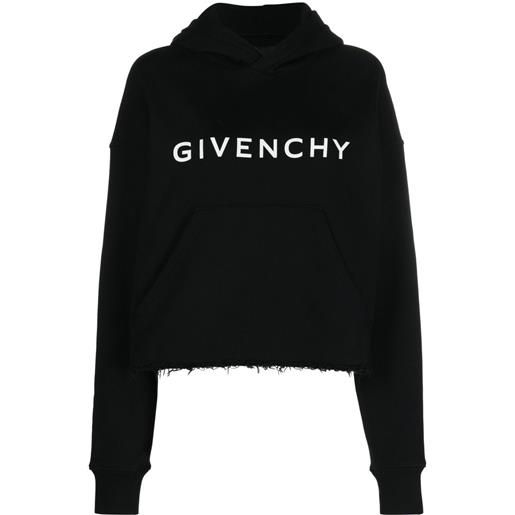 Givenchy felpa con cappuccio - nero