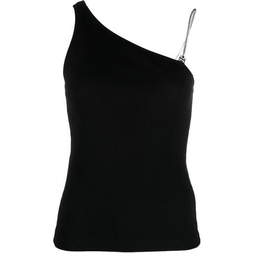 Givenchy top con placca 4g - nero